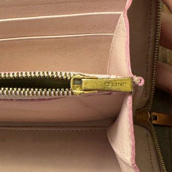 Celine two toned zip around wallet - Picture 7 of 11